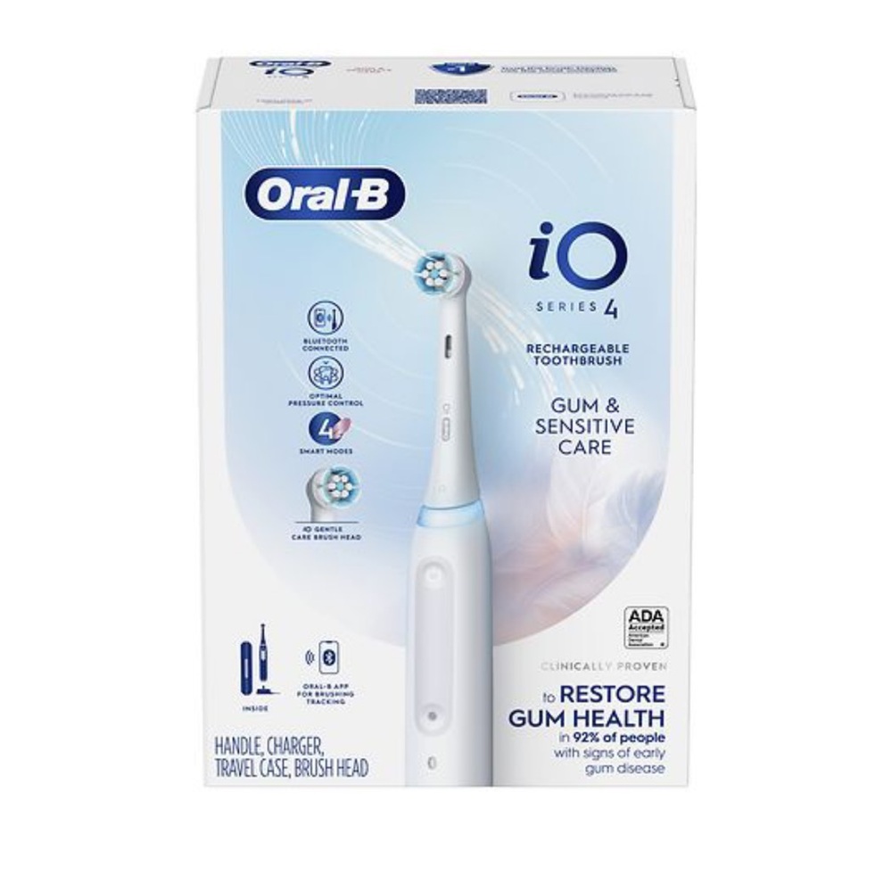 Oral-B iO Series 4 Electric Toothbrush with (1) Brush Head, Rechargeable